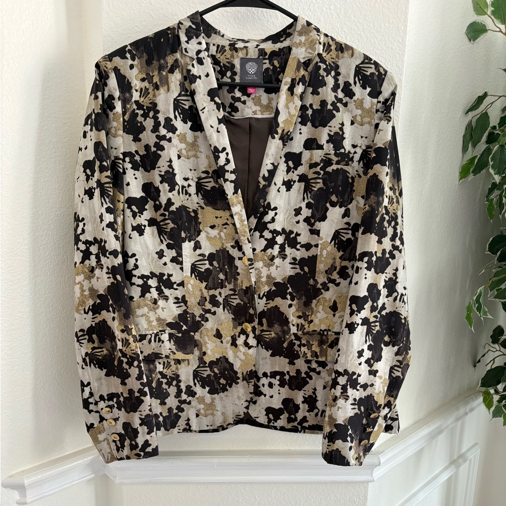 Vince Camuto Floral Patterned Blazer